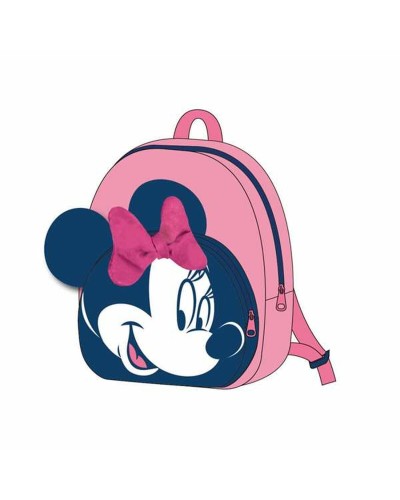 Zaino Scuola Minnie Mouse Rosa 18 x 22 x 4 cm