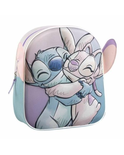Mochila Escolar Stitch Azul