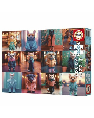 Palapeli Educa 20219 Fashion Animals 200 Kappaletta