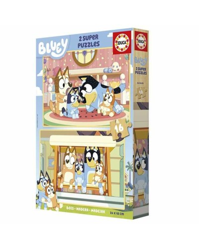Set mit 2 Puzzeln Educa Bluey (2 Stück)