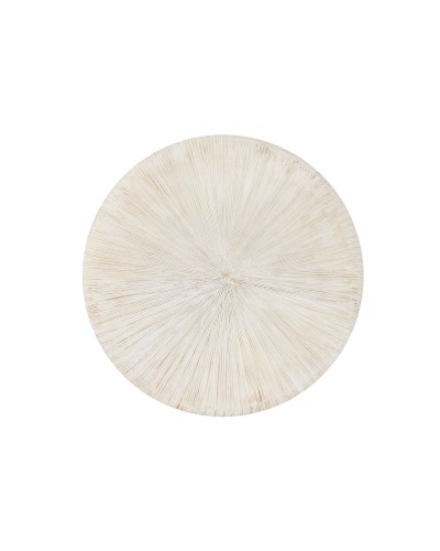 Wanddecoratie Home ESPRIT Wit Indiaas Verouderde afwerking 120 x 5 x 120 cm