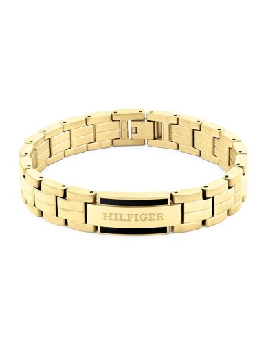 Bracciale Uomo Tommy Hilfiger PARKER Acciaio inossidabile Dorato