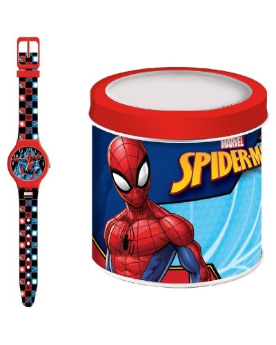 Uhr für Kleinkinder Spider-Man SPIDERMAN - TIN WATCH (Ø 33 mm)