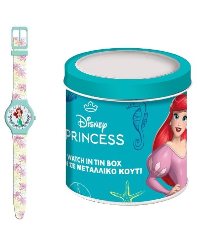 Horloge Kinderen The Little Mermaid LITTLE MARMAID - TIN BOX Ø 33 mm