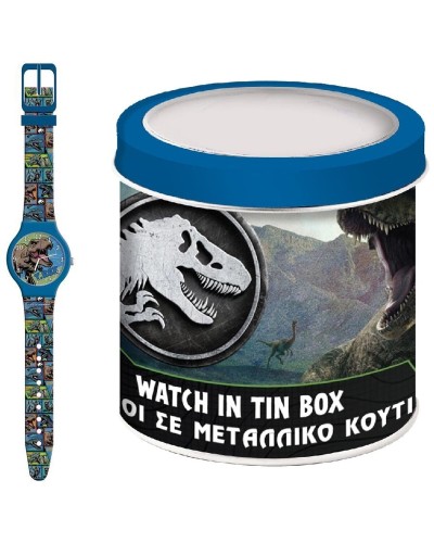 Orologio Bambini Jurassic Park 000570996 - TIN BOX (Ø 33 mm)