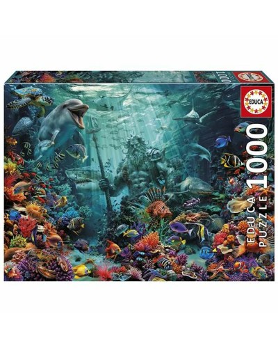 Puzzle Educa Poseidon in a Coral Reef