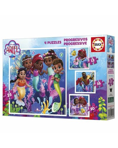 Set de 4 Puzzles Educa Ariel