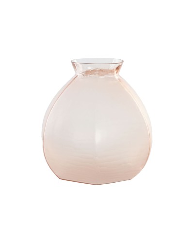 Vase Home ESPRIT Rosa Kristall Moderne 28 x 28 x 27 cm