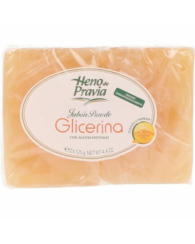 Pastilla de Jabón de Glicerina Natural Heno De Pravia Aceites Vegetales 125 g 2 Unidades