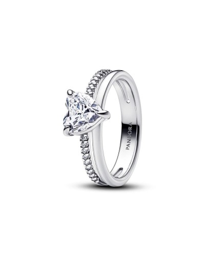 Ring Dames Pandora 193100C01-52 Zilverkleurig 12