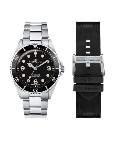 Montre Homme Philip Watch R8223216008 Noir Argenté