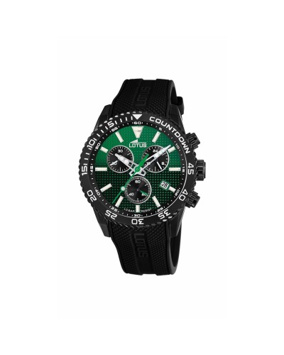 Men's Watch Lotus 18672/B Black Green