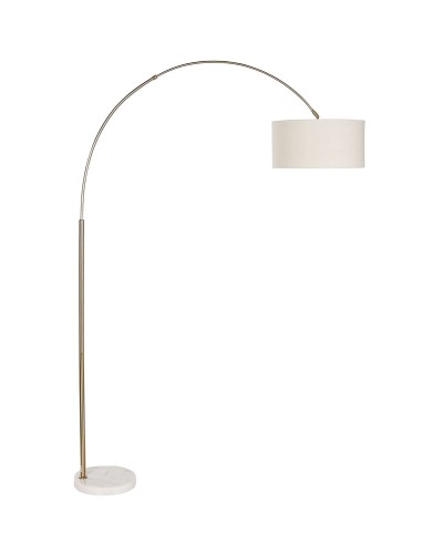 Floor Lamp Home ESPRIT White Beige Golden 126 x 40 x 193 cm