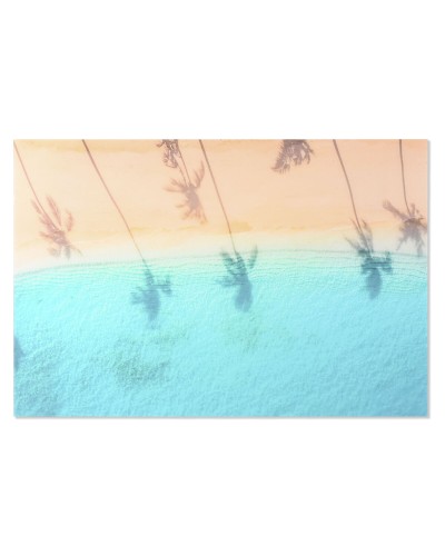 Bild Home ESPRIT Blau Beige Gedruckt 150 x 0,4 x 100 cm