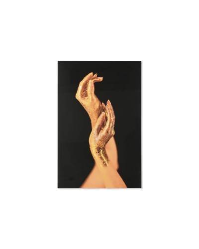 Cadre Home ESPRIT Noir Doré Imprimé 100 x 0,4 x 150 cm