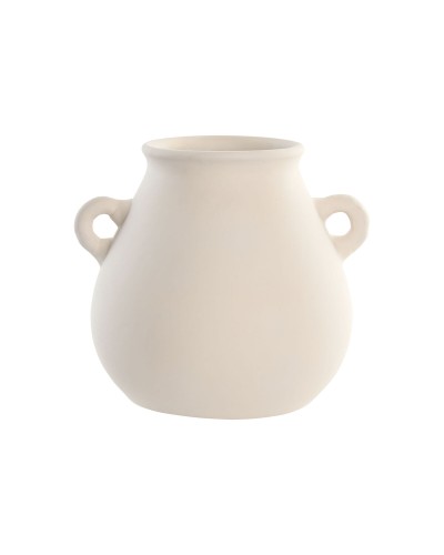Jarrón Home ESPRIT Beige Terracota Estilo artesanal 29 x 25 x 25 cm
