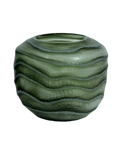 Maljakko Home ESPRIT Vihreä Kristalli Moderni 20 x 20 x 18 cm