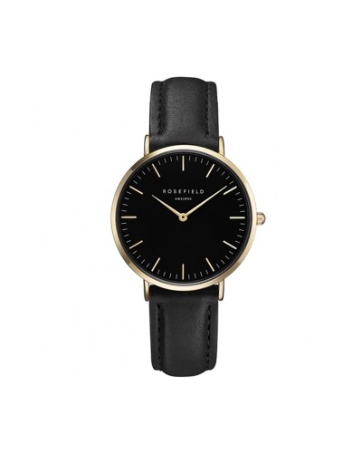Damenuhr Rosefield Schwarz Gold