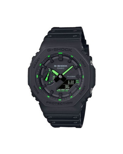 Herrenuhr Casio G-Shock OAK - Neon Green Index (Ø 45 mm)