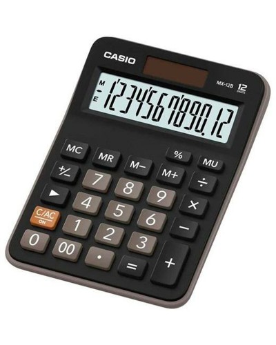 Casio Standard Portable Calculator 12-Digit LCD Display for Home and Office Use
