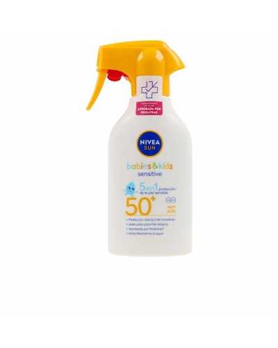 Zonnebrandspray voor Kinderen Nivea Sun Kids Sensitive SPF 50+ 270 ml