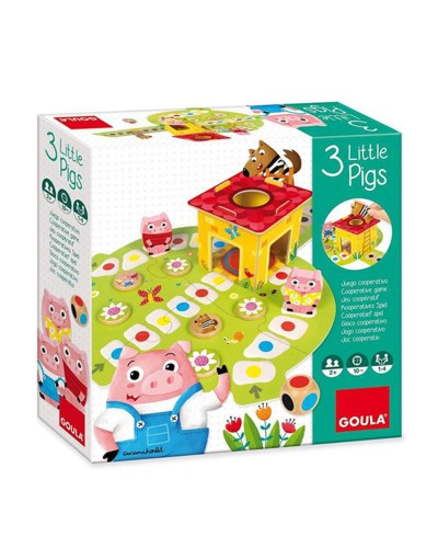 Goula - Lernspiel aus Holz 53146 - Motorik und Logik
