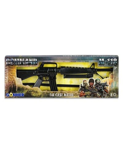 Gonher Fucile Assault Command 118/6 - Metallo & Plastica, 72cm - Gioco Realistico
