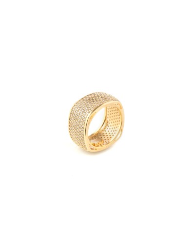 Anillo Mujer Guess JUBR04674JWYG58 18 Dorado