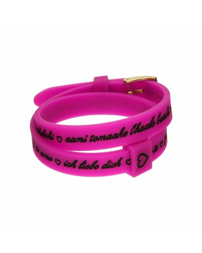Ladies' Bracelet il mezzometro I LOVE YOU GOLD - BRACCIALE IN SILICONE/SILICONE BRACELET