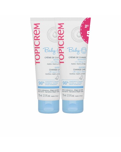 Crema Protettiva per Cambio Pannolino Topicrem BABY 75 ml 2 Unità