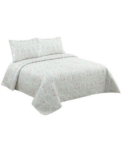 Sprei DKD Home Decor Wit Bed van 135/150 240 x 260 x 1 cm