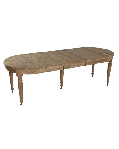 Eettafel Home ESPRIT Natuurlijk Spar 100 x 100 x 78 cm