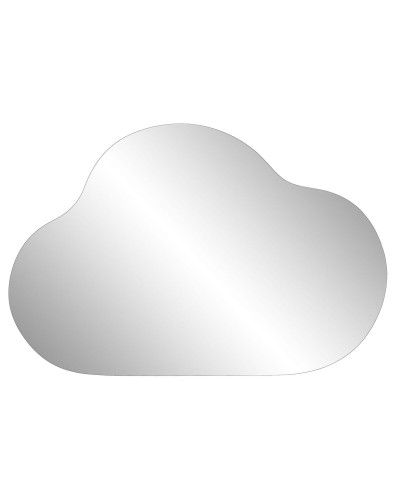Espejo de pared Home ESPRIT Plateado Nubes 60 x 2 x 40 cm