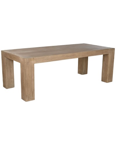 Eettafel Home ESPRIT Natuurlijk Elmhout 220 x 100 x 76 cm