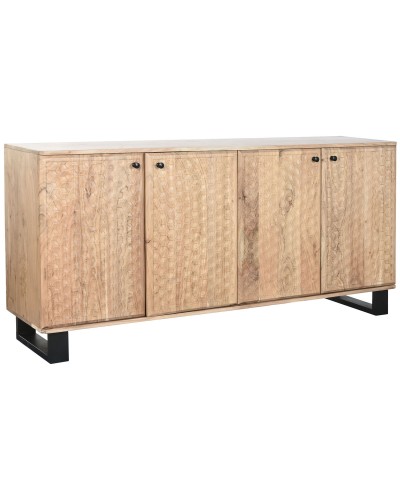 Dientafel Home ESPRIT Metaal Acacia 170 x 40 x 80 cm