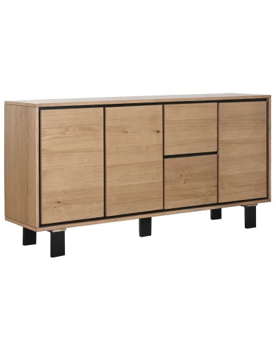 Skänk Home ESPRIT Metall Trä MDF 160 x 38 x 80 cm