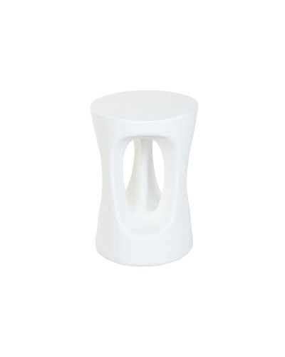 Mesa auxiliar Home ESPRIT Blanco 35,5 x 35,5 x 51 cm