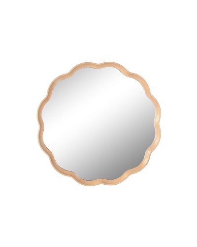 Väggspegel Home ESPRIT Naturell Urban 80 x 5 x 80 cm