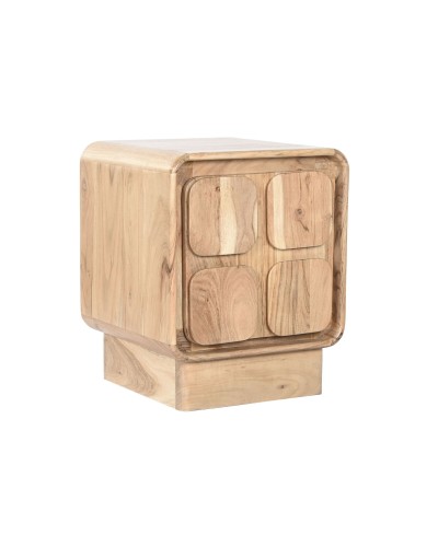 Nattduksbord Home ESPRIT Naturell 40 x 40 x 50 cm