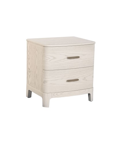 Yöpöytä Home ESPRIT Vaaleanharmaa 53 x 42 x 56,2 cm