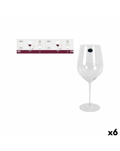 Set di calici da vino Bohemia Crystal Uria Cristallo (6 Unità)