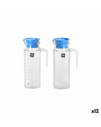 Pot met Deksel en Doseringdispenser La Mediterránea Chrystie Glas (12 Stuks)