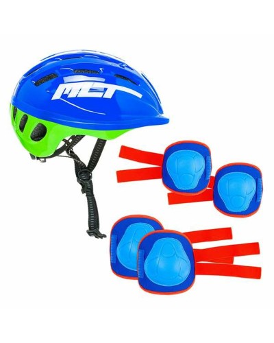 Kit casco e ginocchiere Moltó Azzurro 2-10 Anni