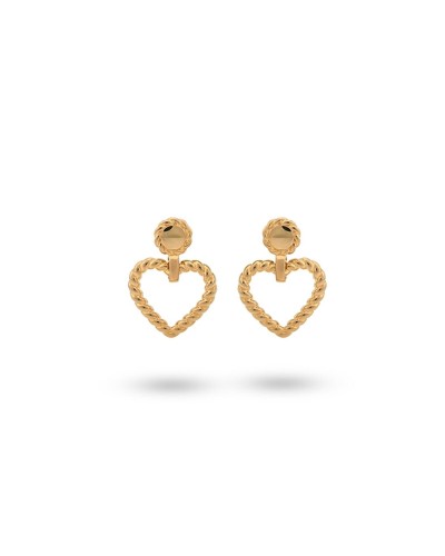 Ladies' Earrings 24KAE 42405Y Golden