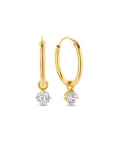 Naisten korvakorut New Bling 9NB-1206 Kullattu