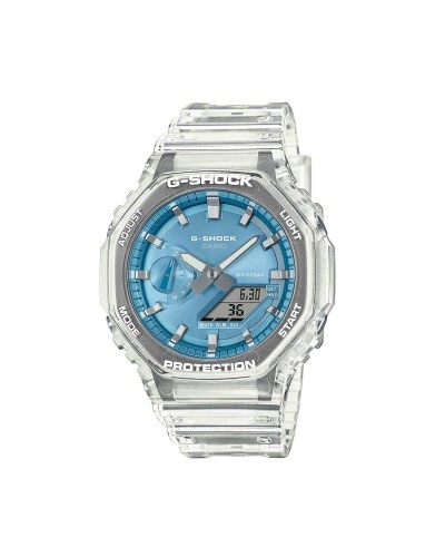 Herrenuhr Casio G-Shock BRIGHT METALLIC - LIGHT BLUE (Ø 44,5 mm)