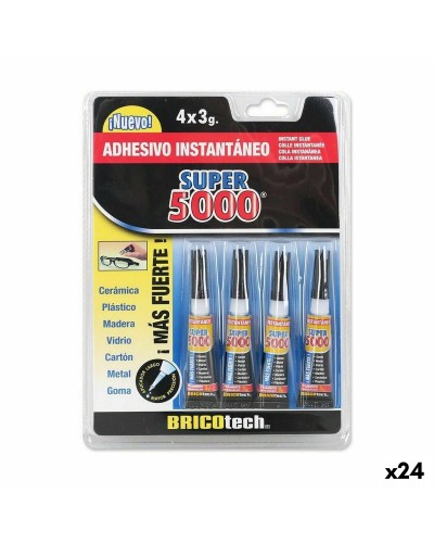 Adhesivo Instantáneo Bricotech Super 5000 3 g (24 Unidades)