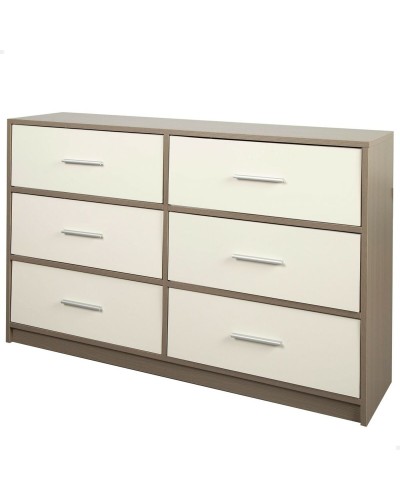 Ladenkast Max Home Wit Grijs Modern 114 x 70 x 30 cm