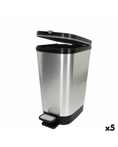 Waste bin Curver Grey Plastic 6 L (5 Units)