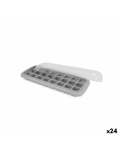 Moule à glaçons Quttin Silicone 24 x 10 x 2,5 cm (24 Unités)